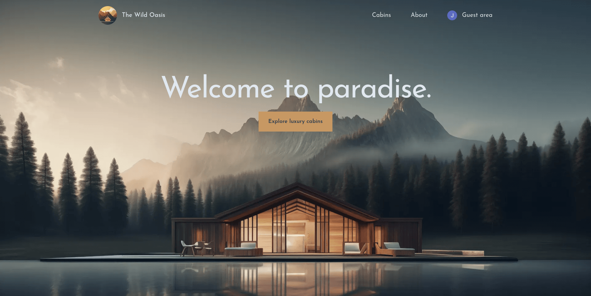 Zdjęcie podglądowe projektu: The Wild Oasis - Strona