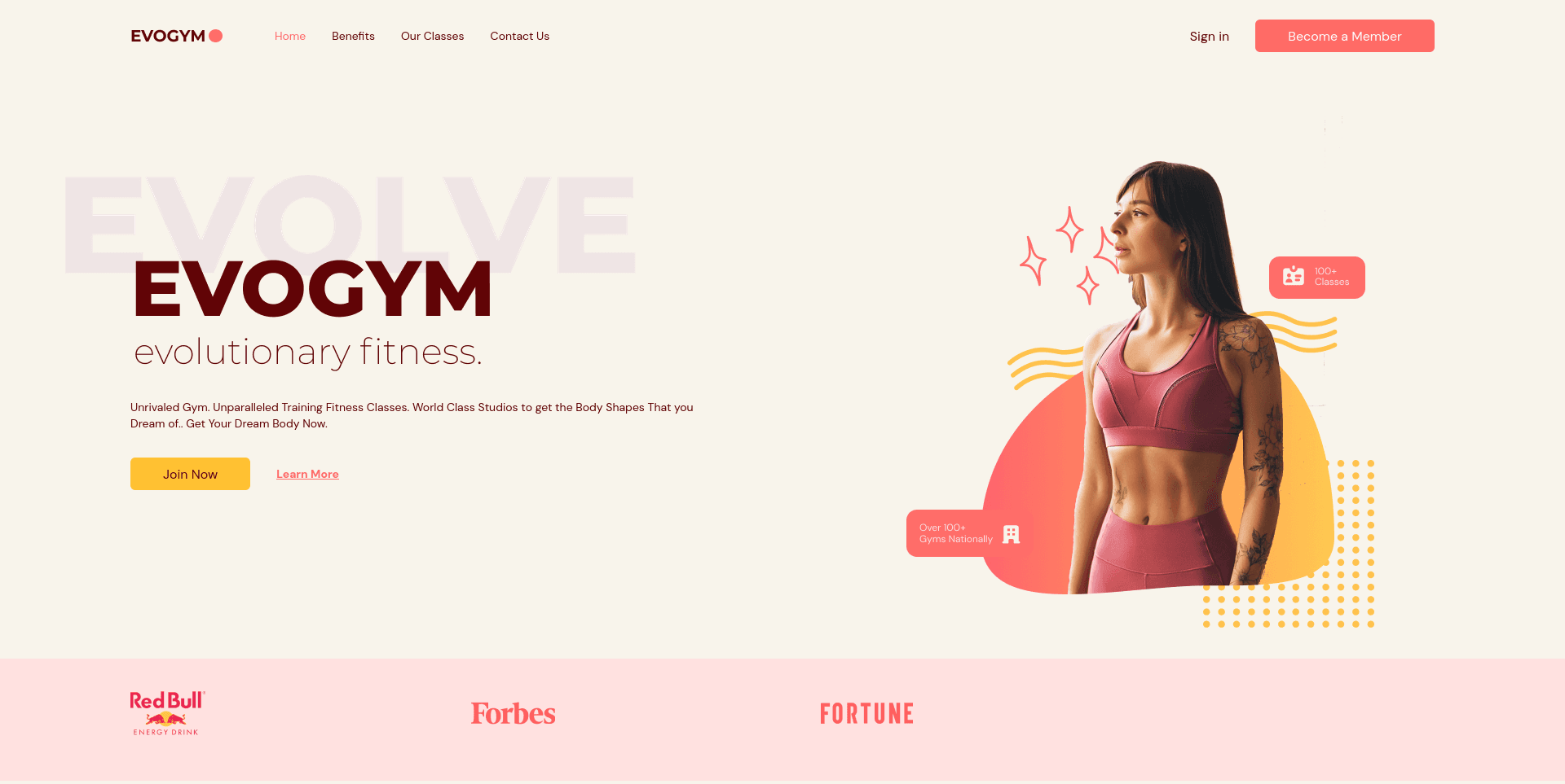 Zdjęcie podglądowe projektu: Evogym